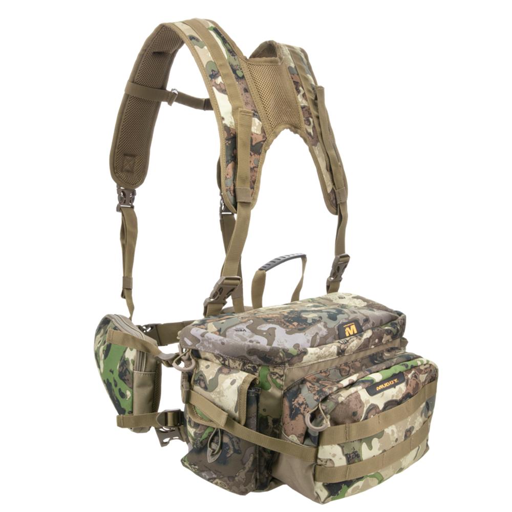 Muddy Pro Lumbar 500 Pack Veil Canyon Hybrid 8L Zipperless Lid Quiet Storage