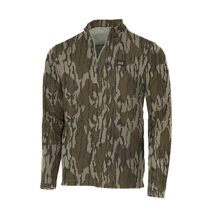 DV8 QUEST MIDWEIGHT QUARTER ZIP MOSSY OAK BOTTOMLAND 3XL