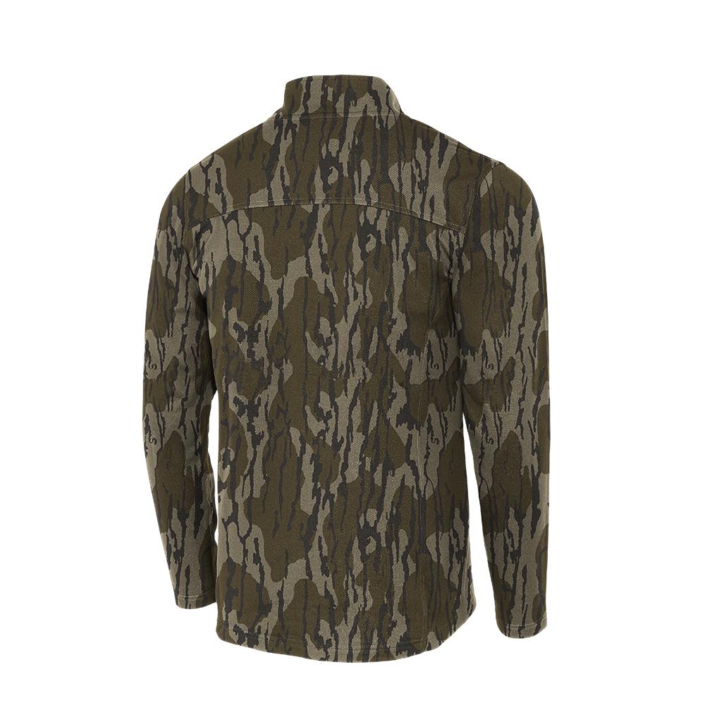 DV8 QUEST MIDWEIGHT QUARTER ZIP MOSSY OAK BOTTOMLAND 3XL