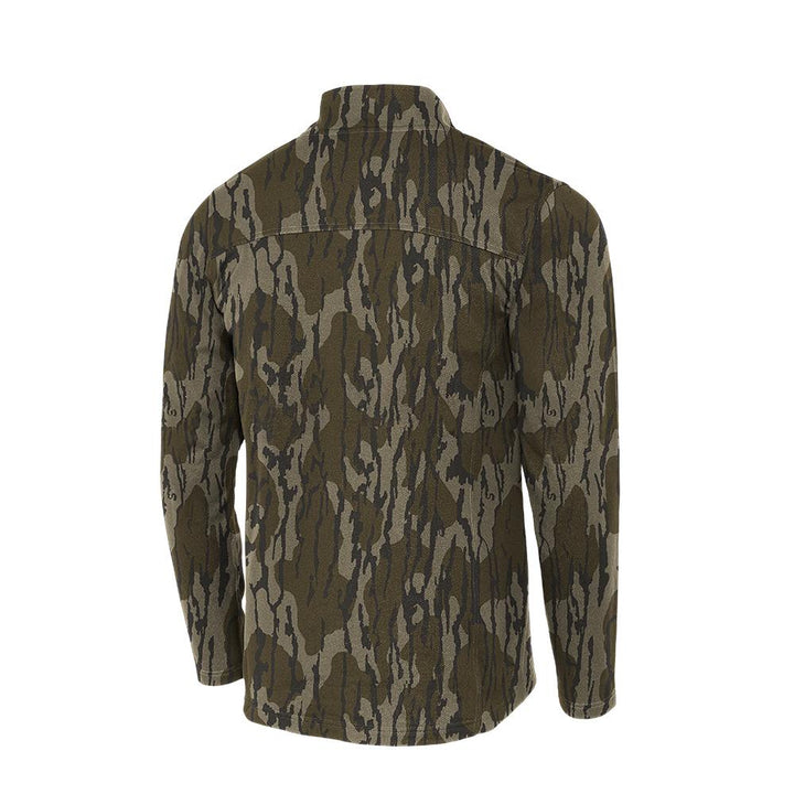 DV8 QUEST MIDWEIGHT QUARTER ZIP MOSSY OAK BOTTOMLAND 3XL