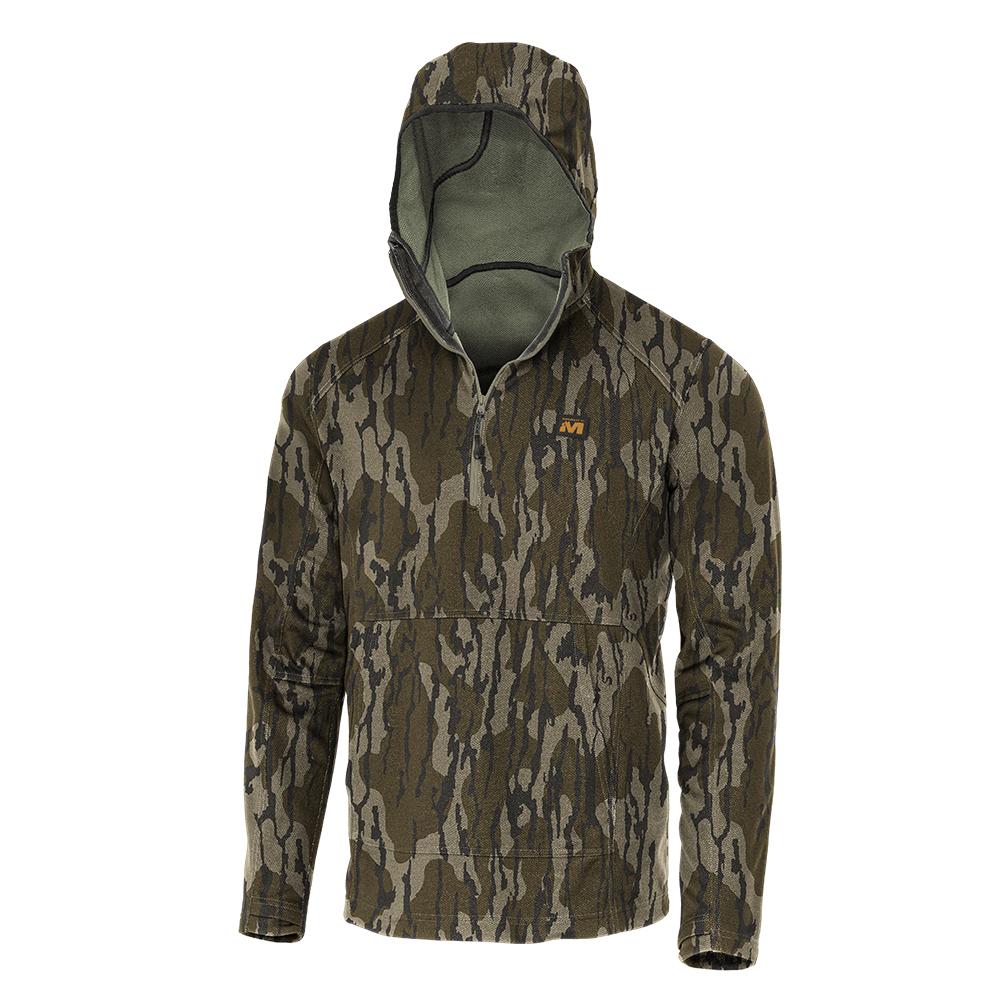 DV8 QUEST MIDWEIGHT QUARTER ZIP HOODIE MOSSY OAK BOTTOMLAND XL