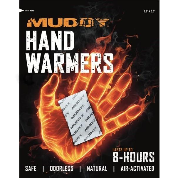 Muddy Disposable Hand Warmers 3 Pack Odorless Long Lasting Natural Air Activated