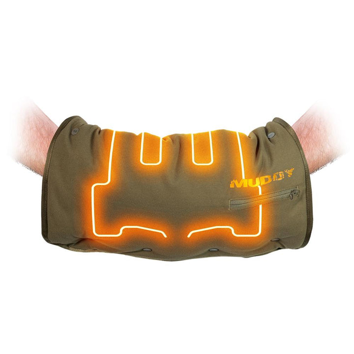 Muddy Nucleus Hand Muff Brown Clay Adjustable Warm Comfortable One Size Gear