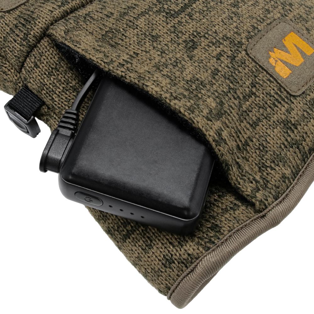 Muddy Outdoors Nucleus Heated Midweight Glove Brown Clay M Warm Comfort