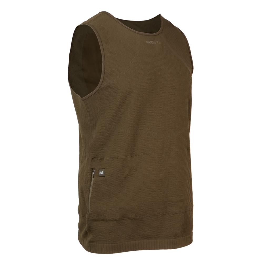 Muddy Nucleus Heated Vest Brown M Adjustable Warm Comfortable Layering Apparel