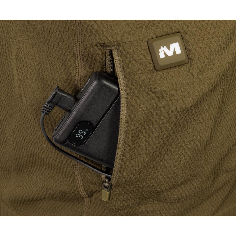 Muddy Nucleus Heated Vest Brown XL Adjustable Warm Comfortable Layering Apparel