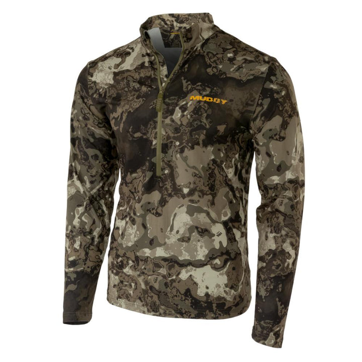 MUDDY TRX LIGHTWEIGHT QUARTER ZIP VEIL CANYON GREY 2XL