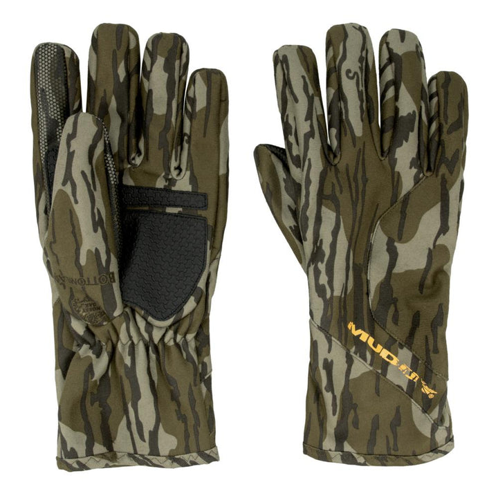 Muddy Windproof Glove Mossy Oak Bottomland L Size Fleece Lined Outdoor Handwear