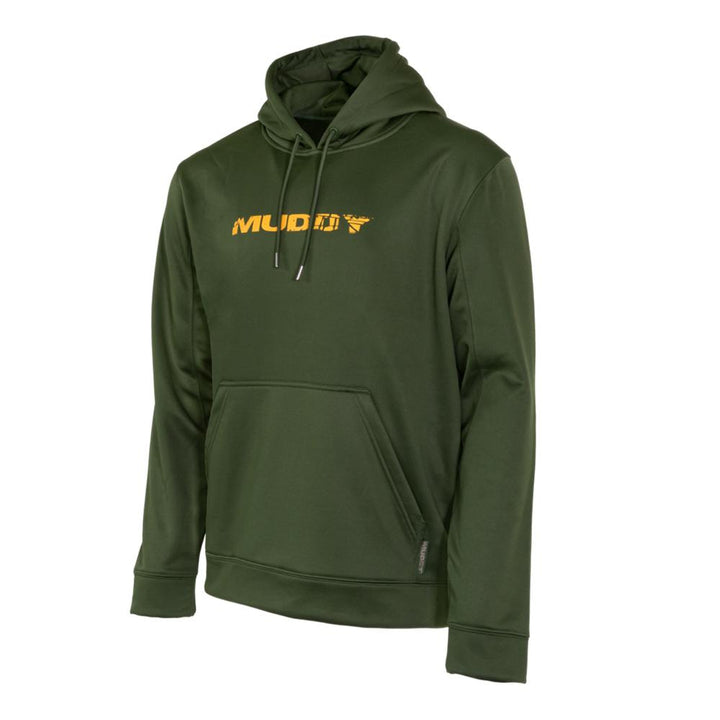 Sudadera con capucha Muddy TRX Performance, color verde bosque, ligera, transpirable, talla L