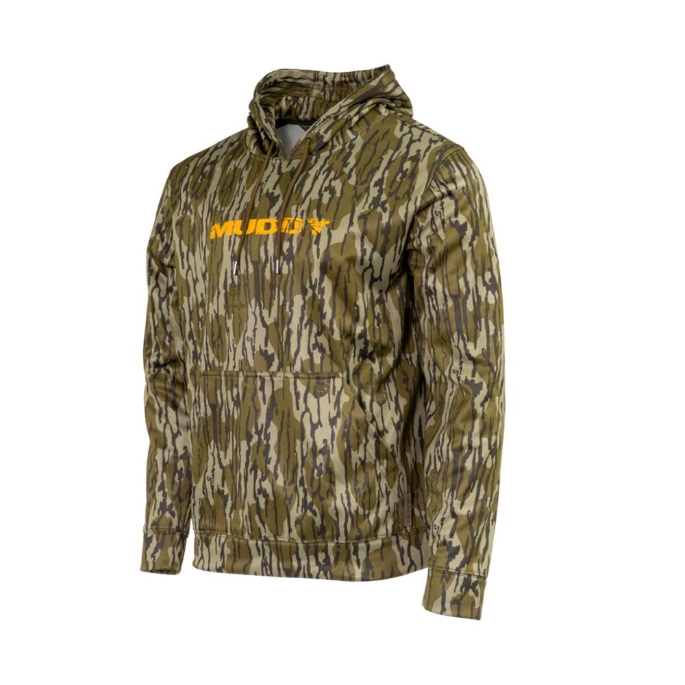 Sudadera con capucha de rendimiento Muddy TRX Mossy Oak Bottomland ligera y transpirable talla 3XL