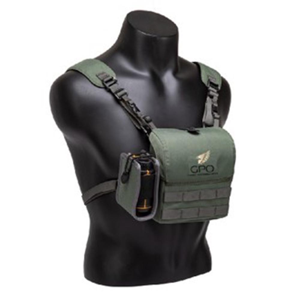 German Precision Optics POLARIZ 10x42 Bundle10x42 Green-Black w Harness & Tpd.  Adpt.