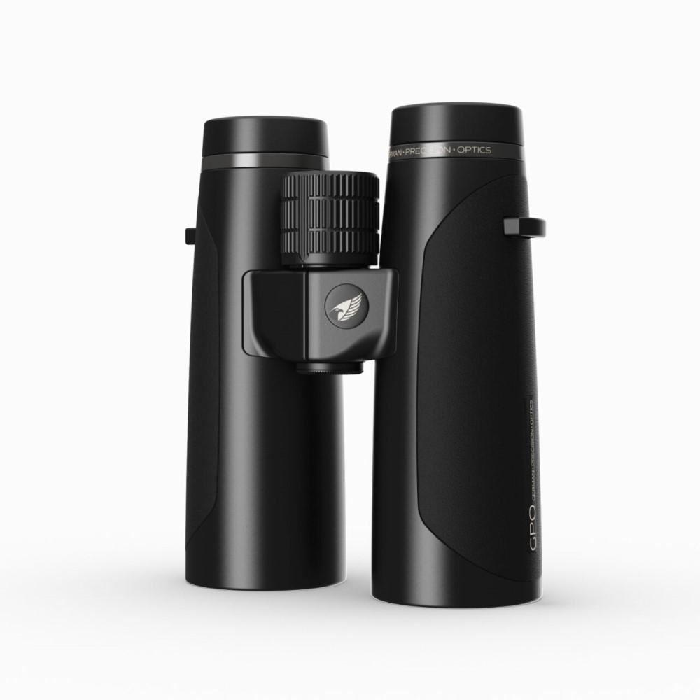 GPO Passion HD Binoculars 10x42 HD Charcoal Black High Clarity with Adapter