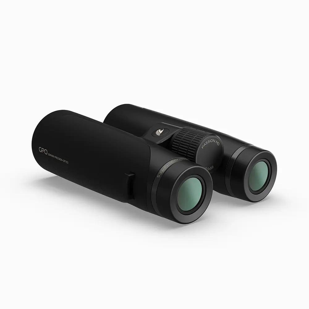 GPO Passion HD Binoculars 10x42 HD Charcoal Black High Clarity with Adapter