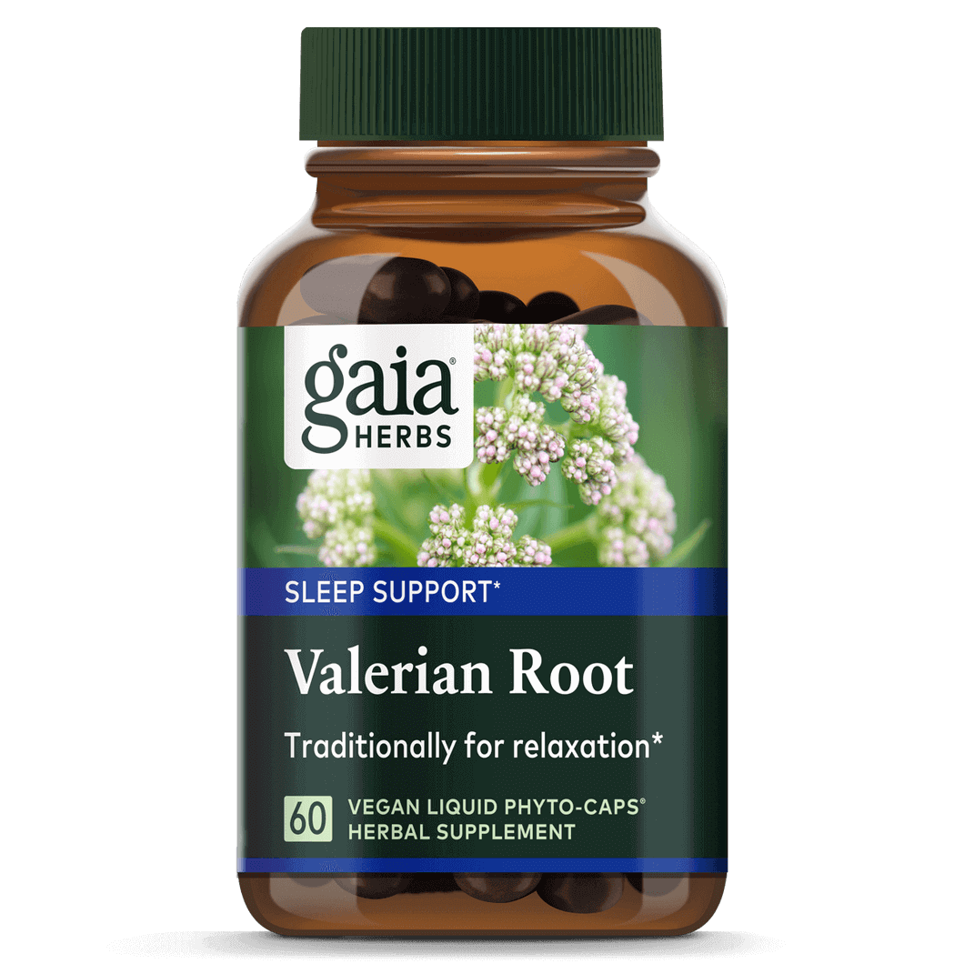 Suplemento fitoquímico líquido Gaia Herbs Pro Valerian para un sueño reparador (60 cápsulas)