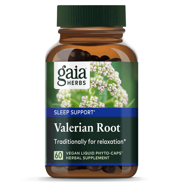Suplemento fitoquímico líquido Gaia Herbs Pro Valerian para un sueño reparador (60 cápsulas)