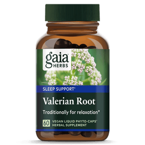 Gaia Herbs Pro Valerian Restful Sleep Support 60 Liquid Phyto Caps Supplement