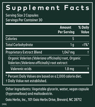 Load image into Gallery viewer, Gaia Herbs Pro Valerian Restful Sleep Support 60 Liquid Phyto Caps Supplement
