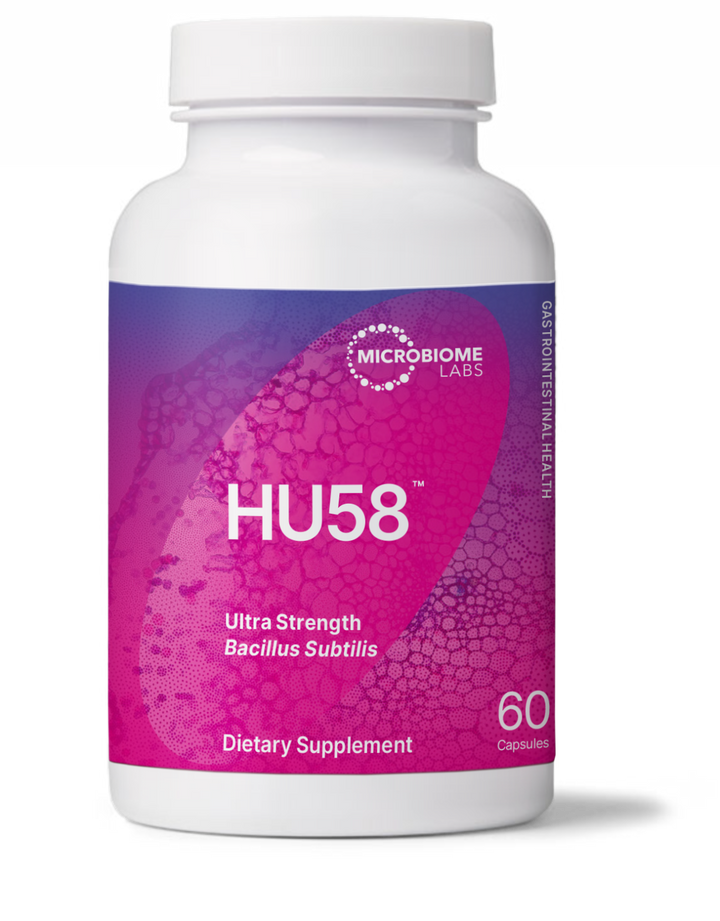 Microbiome Labs HU58 Probiotic 60 Caps Support Gut Health and Microflora Balance