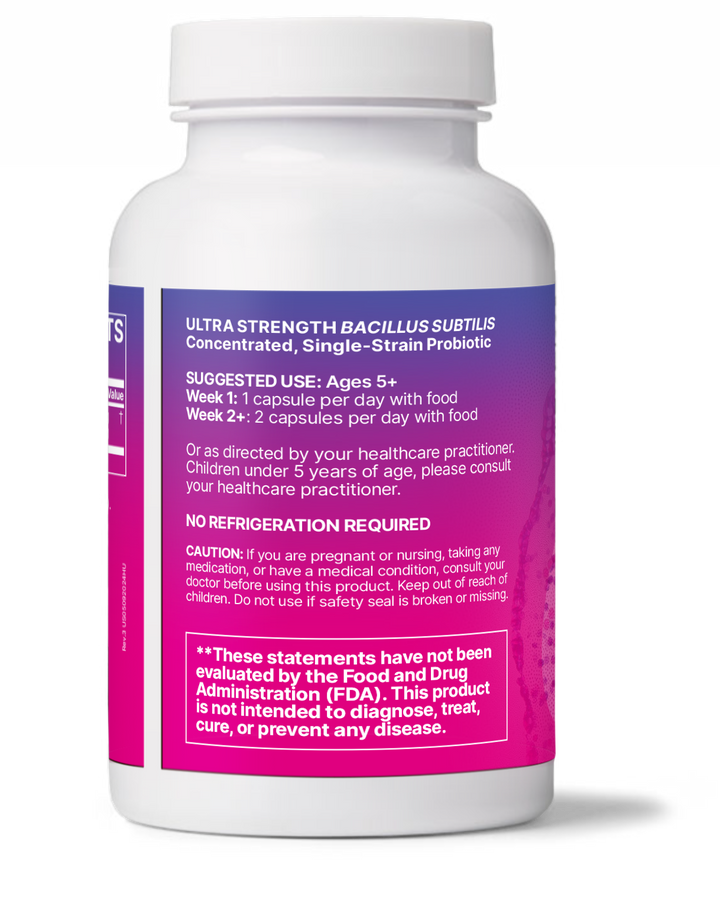 Microbiome Labs HU58 Probiotic 60 Caps Support Gut Health and Microflora Balance