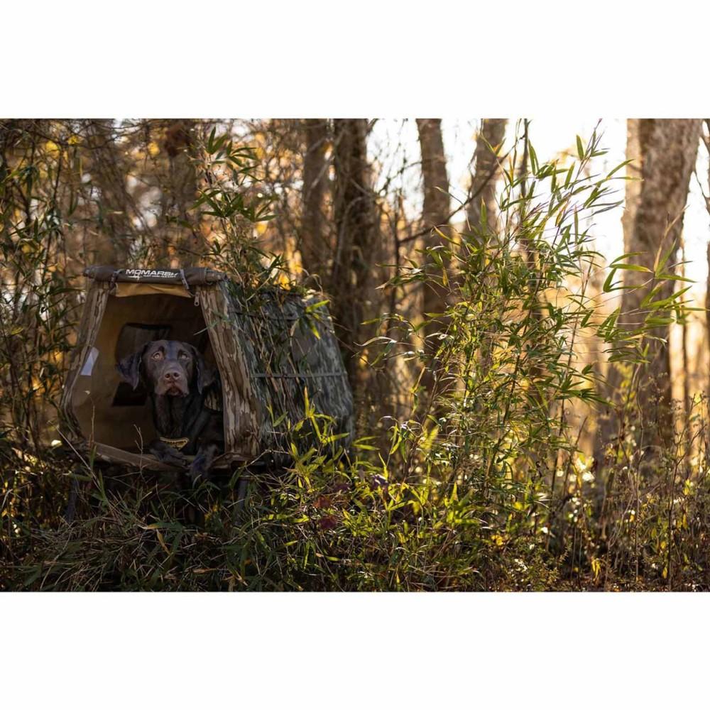 Higdon Outdoors Invisilab Dog Blind Mossy Oak Bottomland Portable Shelter