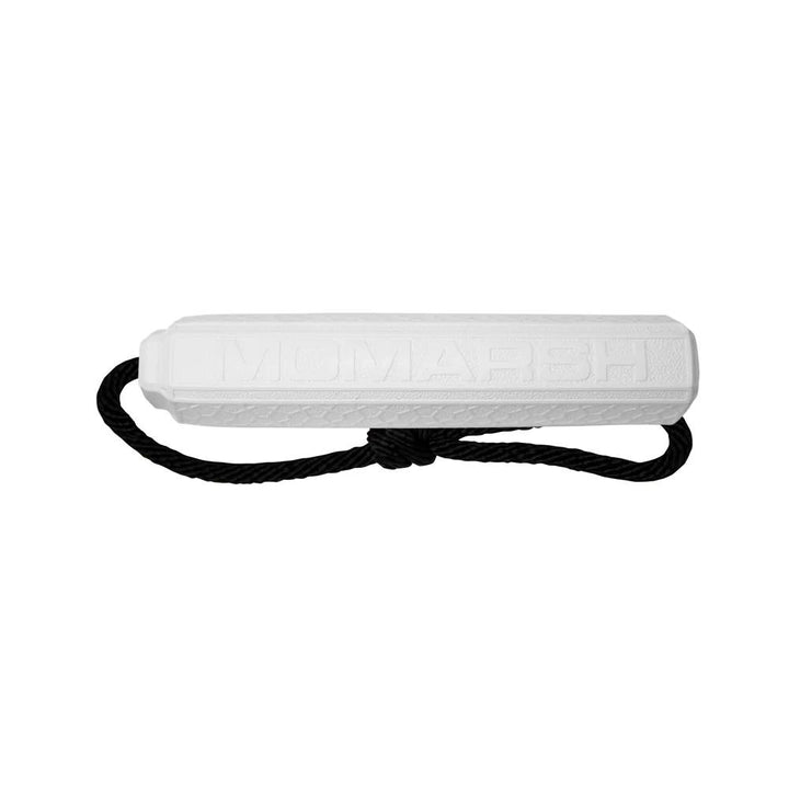 MOmarsh Medium Mark White Dog Training Bumper EVA Foam 9x2in Floatable
