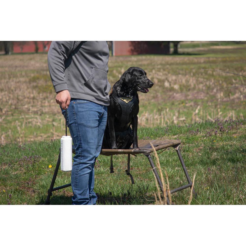 MOmarsh Medium Mark White Dog Training Bumper EVA Foam 9x2in Floatable