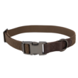 MOmarsh Adjustable Dog Collar Chocolate Brown Durable Nylon Comfortable Fit
