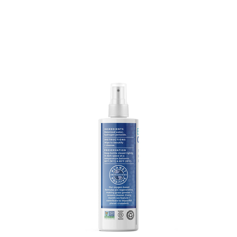 Spray de peróxido de hidrógeno de grado alimenticio Essential Oxygen de 8 oz que favorece la limpieza natural