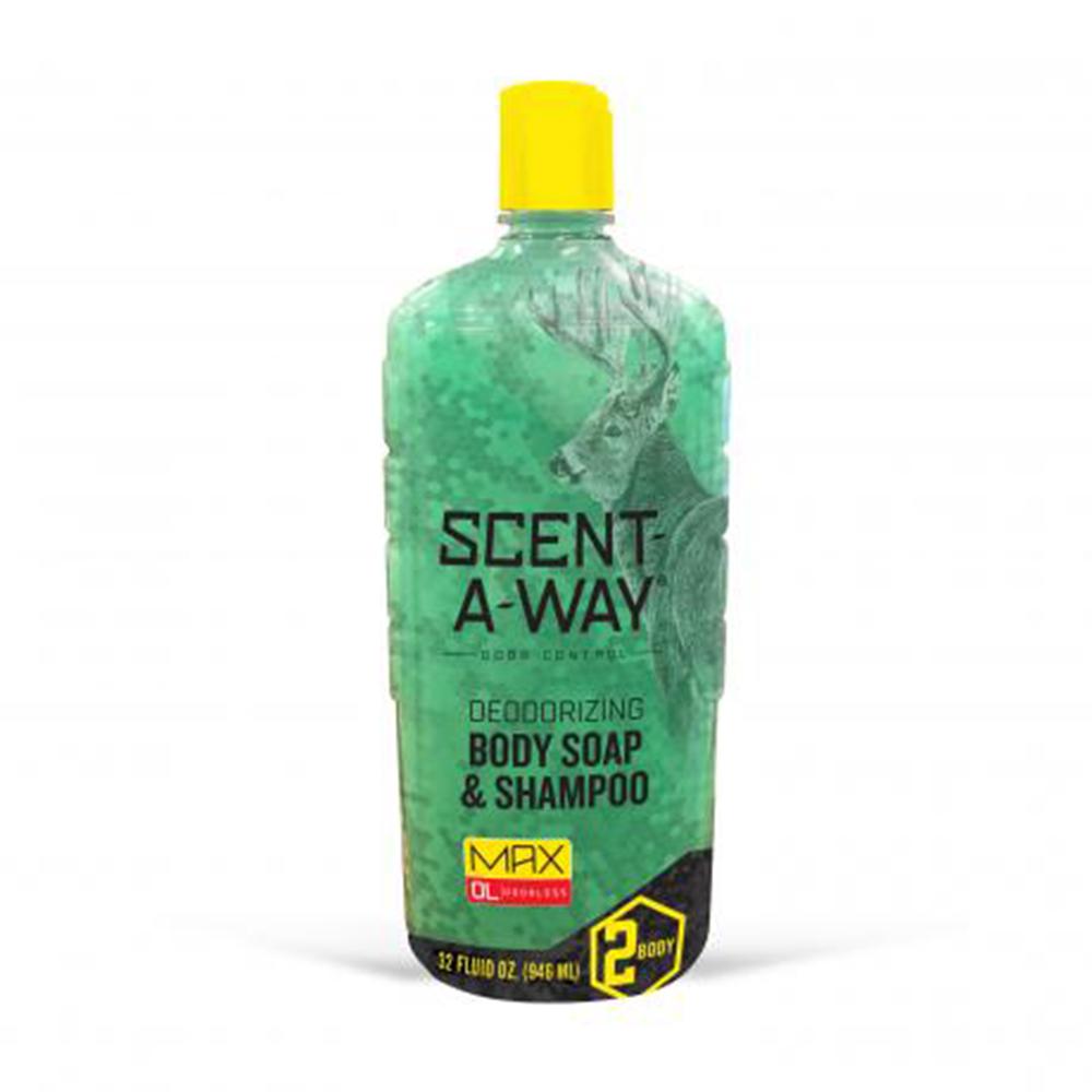 Scent A Way MAX Liquid Body Soap And Shampoo Hydrating Skin And Hair Care 32 Oz