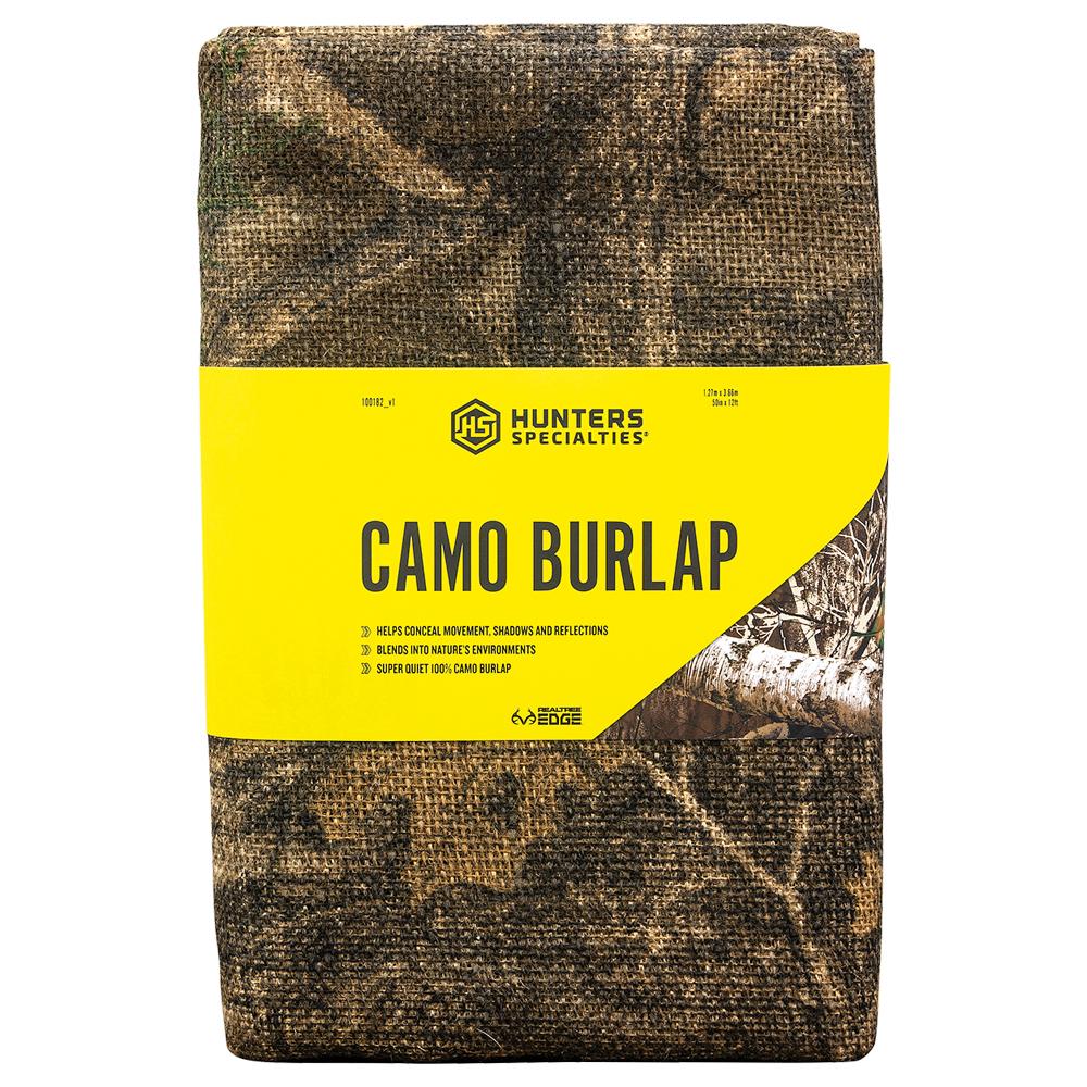 Hunters Specialties Hunters Specialtites BURLAP 54IN X 12 FT EDGE