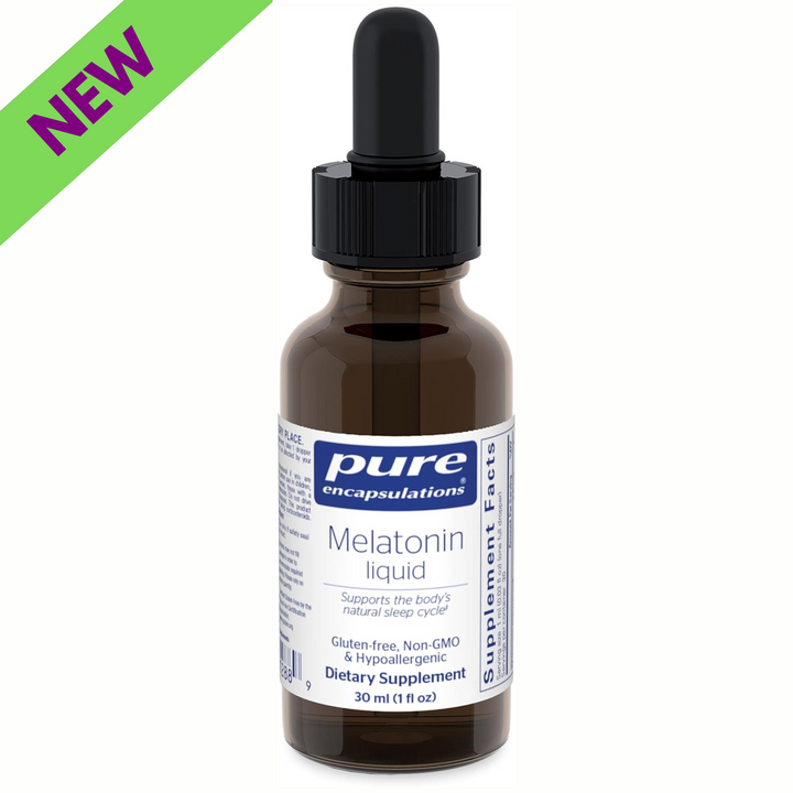 Pure Encapsulations Melatonin Liquid Supports Natural Sleep Cycle 1 fl oz