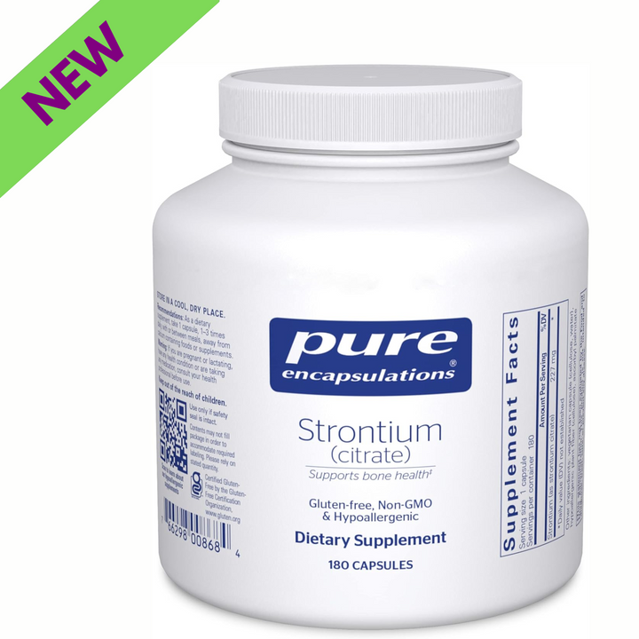 Pure Encapsulations Strontium Citrate Supports Bone Strength Health 180 Capsules