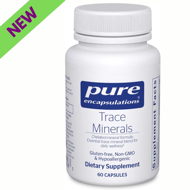 Pure Encapsulations Trace Minerals Supports Metabolism Cellular Function 60 Caps