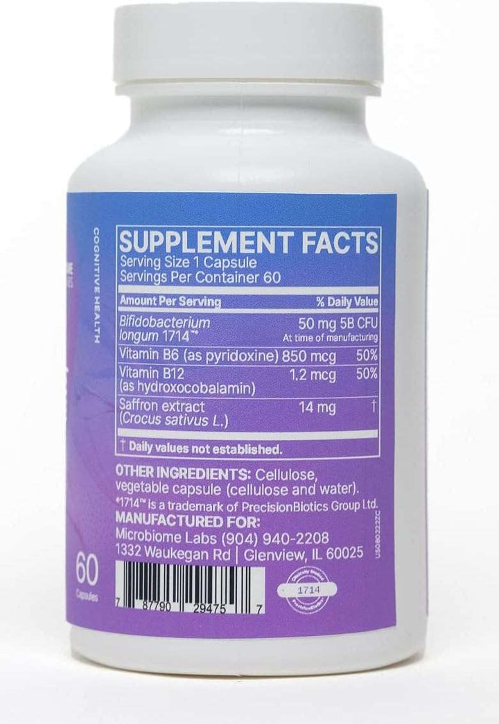 ZenBiome Cope 60 cápsulas de Microbiome Labs: favorece el estrés y el equilibrio emocional.