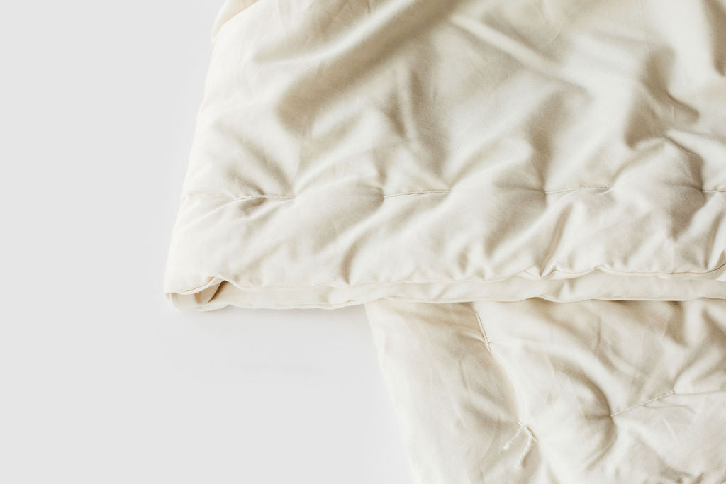 Edredón de lana orgánica certificada Holy Lamb Perfect Comfort Twin 68” x 86”