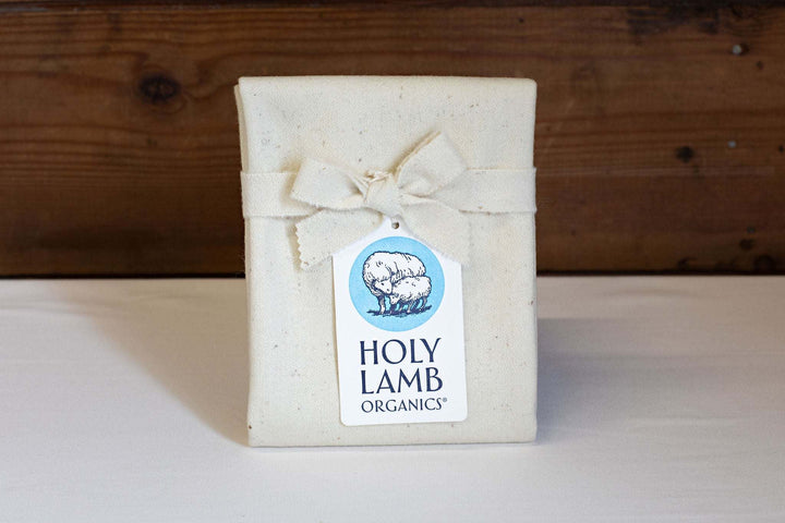 Cambiador de lana Holy Lamb Organics con barrera de humedad, 48 x 89 cm