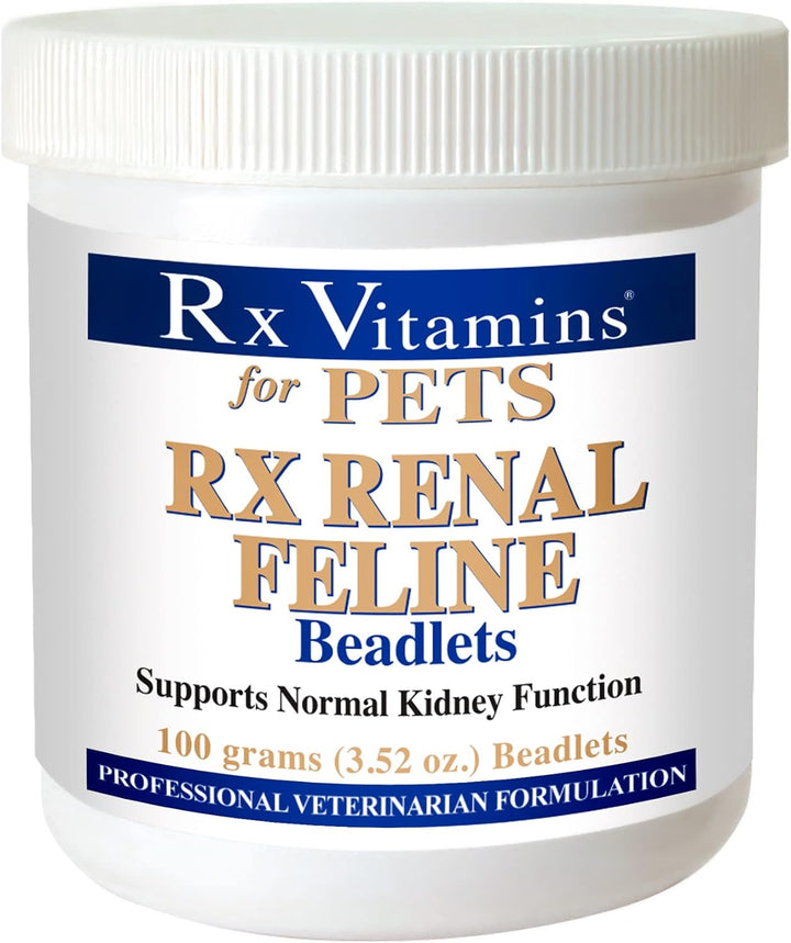 Rx Vitamins For Pets Rx Vitamins Renal Feline Beadlets 3.52 Oz For Cats