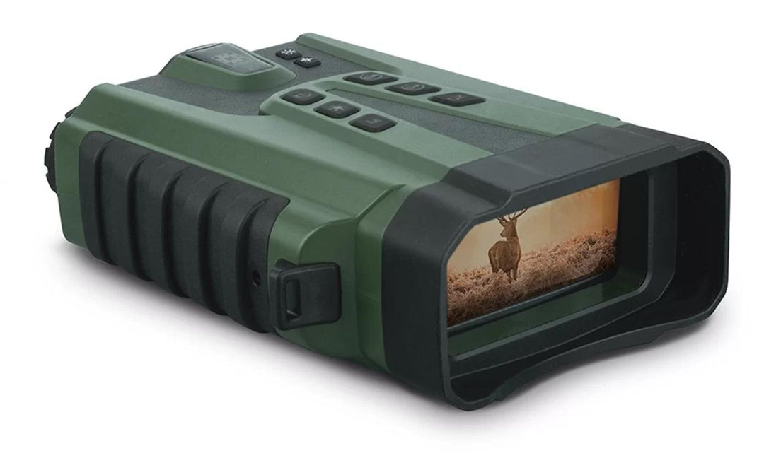 Binoculares digitales de visión nocturna Konus HD con zoom, para fotografía y vídeo, con linterna de 1,5x a 12x