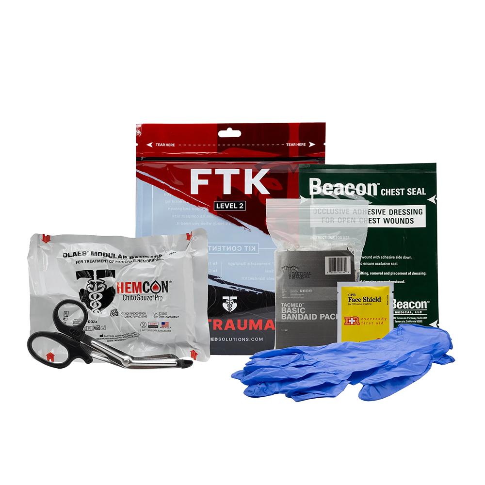 TacMed Solutions Field Trauma Kit Level 2 Durable Emergency First Aid Essentials