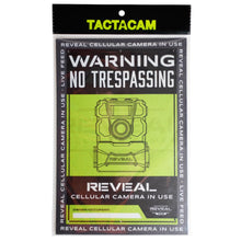 Load image into Gallery viewer, Tactacam No Trespassing Signs Durable Weatherproof Set of 3 For Outdoor Use
