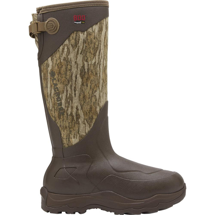 LaCrosse Alpha Agility 17 Inch Mossy Oak Bottomland 800G Boot Outdoor Size 10