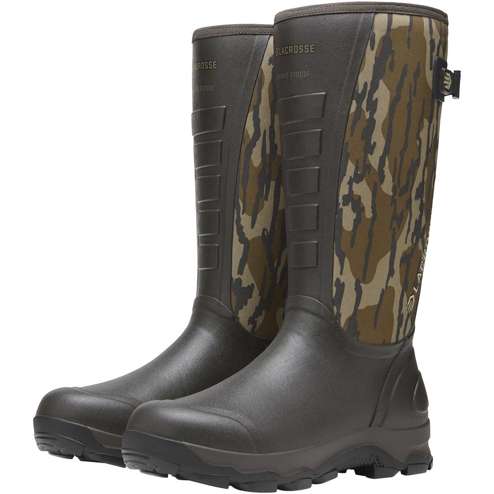 LaCrosse Alpha Lite II Snake Boot 16'' Mossy Oak Orig Bottomland Men Sz 8