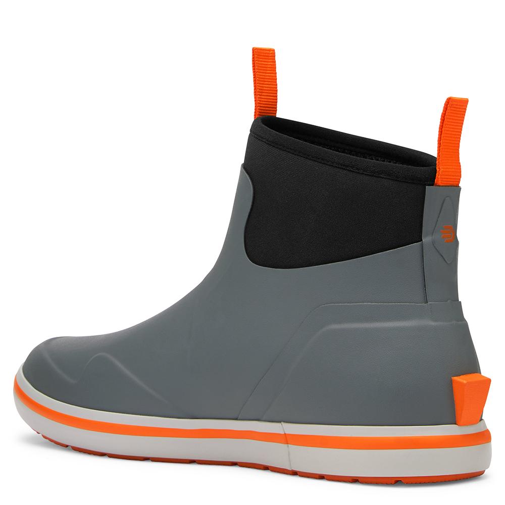 Lacrosse Alpha Deck Boot 6 Inch Gray Orange Comfortable Outdoor Footwear Size 11