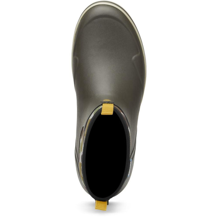 LaCrosse Men Alpha Deck Boot 6 Inch Black Olive Camo Outdoor Comfort Size 10