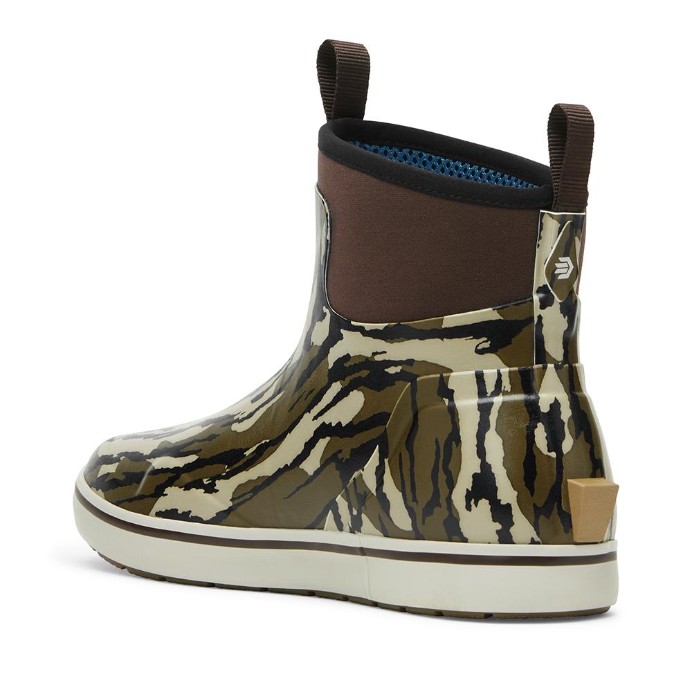 LaCrosse Alpha Deck Boot 6 Inch Mossy Oak Bottomland Mens Waterproof Size 10