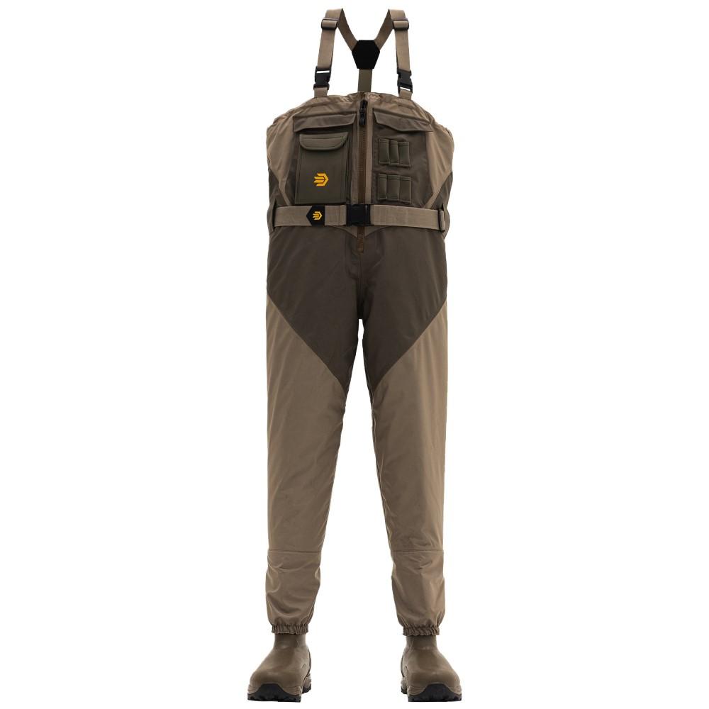 Lacrosse Alpha Agility Select Zip Waders Brown 1600G Size 8 Waterproof Gear