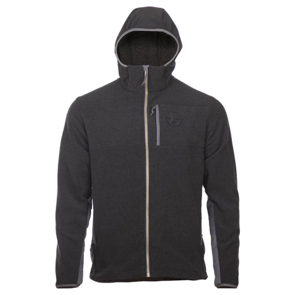Leupold Make Ready Full Zip Hooded Fleece Iron Gray Warm Durable Apparel M Size
