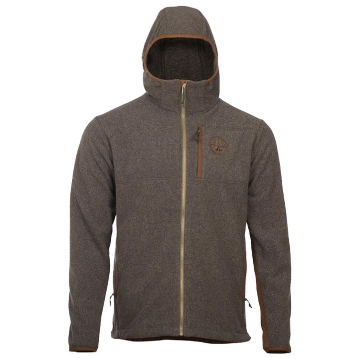 Leupold Make Ready Full Zip Hooded Fleece Ash Green Soft Warm Apparel M Size