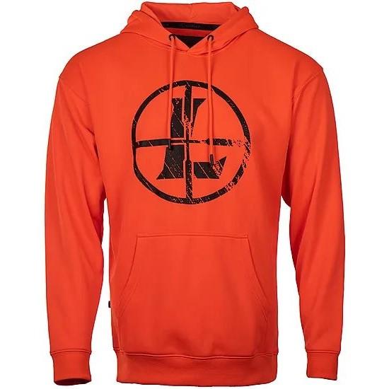Leupold Distressed Reticle Performance Men's Hoodie Blaze Orange M Outdoor Wear