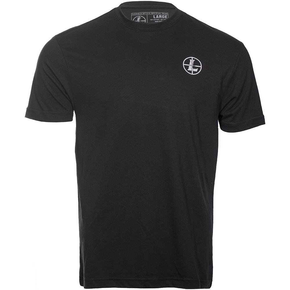 Camisa de manga corta Leupold Buck Country, mezcla de algodón y poliéster, color negro, talla L